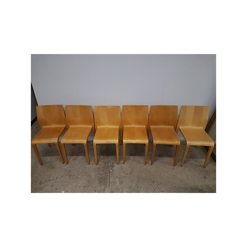 Vintage set of 4 "Lalleggera" chairs by Riccardo Blumer for Alias - 1990s