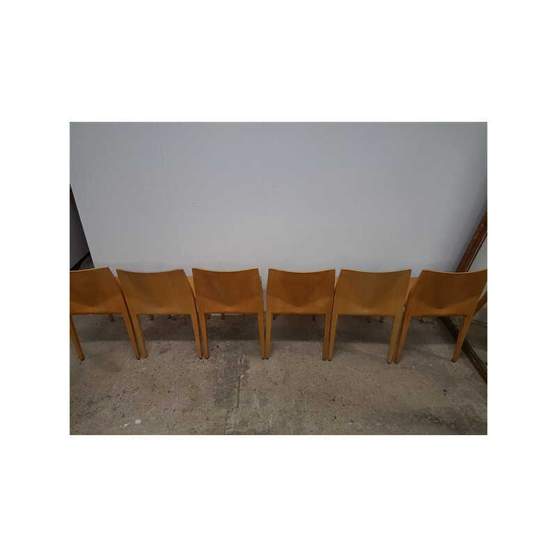 Vintage set of 4 "Lalleggera" chairs by Riccardo Blumer for Alias - 1990s