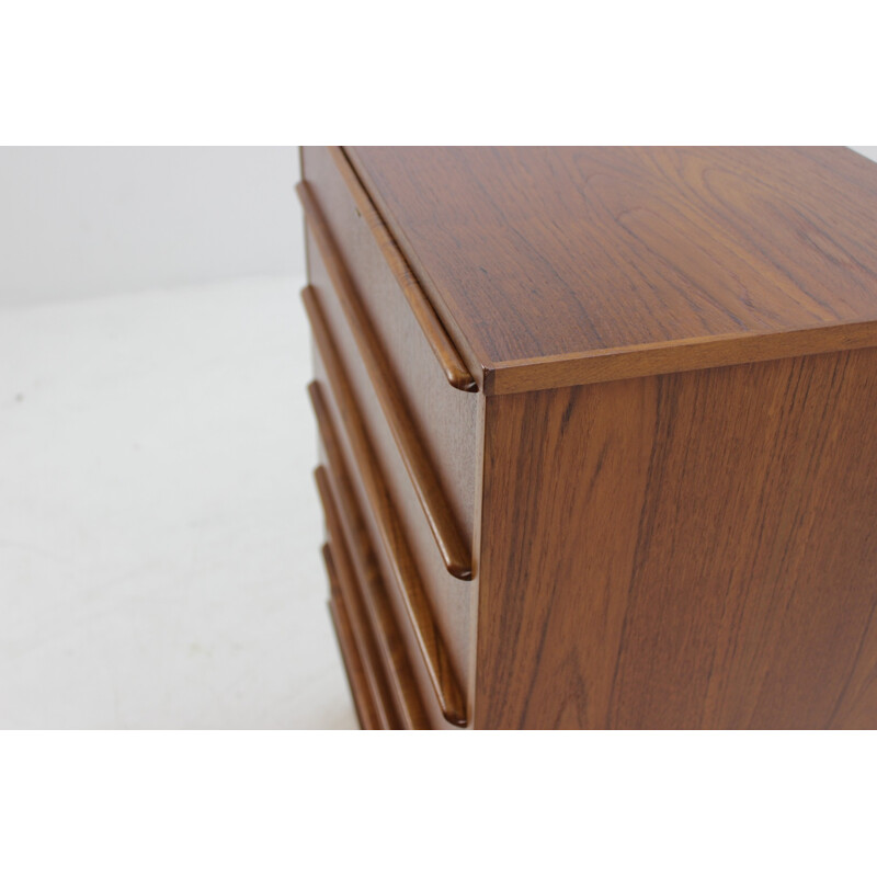 Vintage Danish teak chest of 6 drawers - 1960s