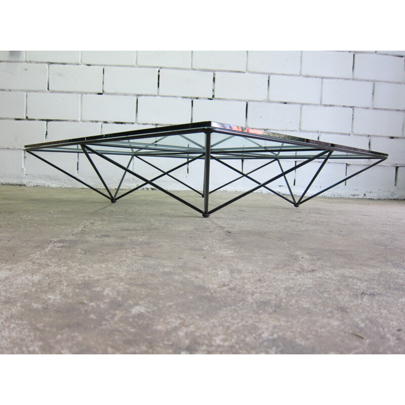 Vintage coffee table B&B italia "Alanda" by Paolo Piva - 1980s