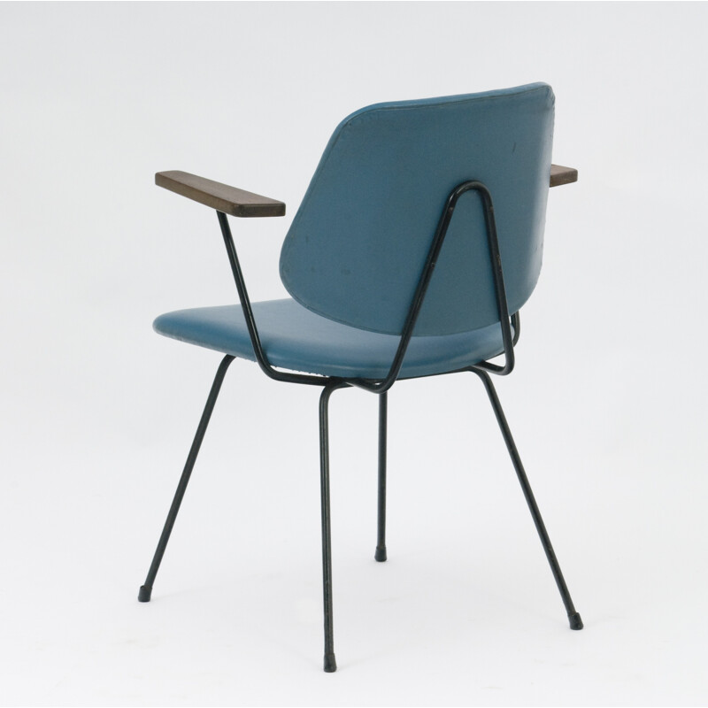 Suite de 2 Fauteuils Vintage en métal par Wim Rietveld - 1950