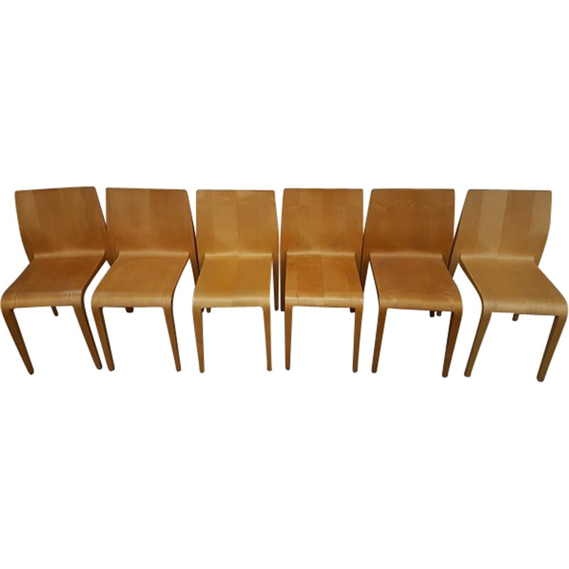 Vintage set of 4 "Lalleggera" chairs by Riccardo Blumer for Alias - 1990s