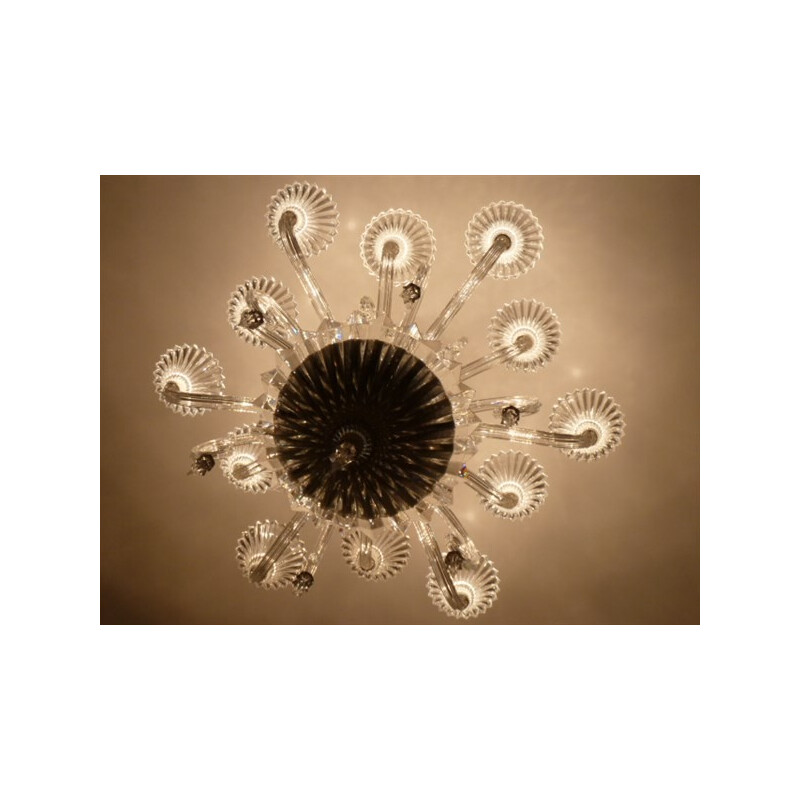 Vintage Chandelier with 12 lights by Mathias - 1990s