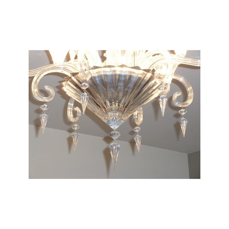 Vintage Chandelier with 12 lights by Mathias - 1990s