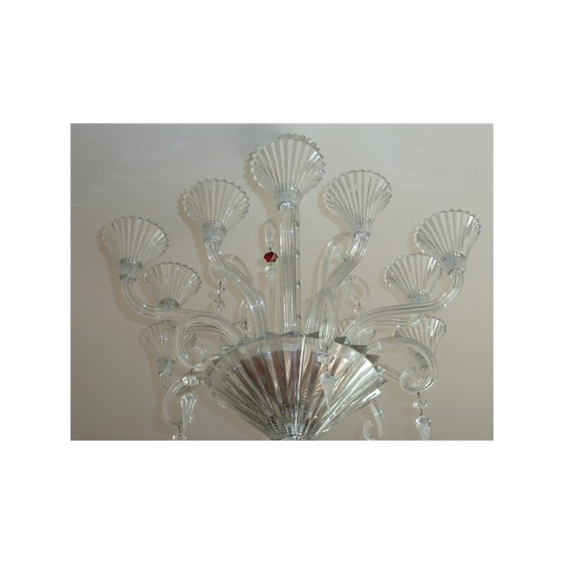 Vintage Chandelier with 12 lights by Mathias - 1990s