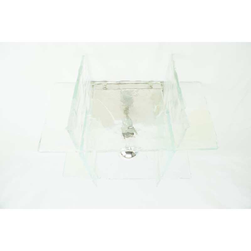 Vintage Murano Glass Ceiling Lamp by Carlo Nason for Mazzega - 1970s