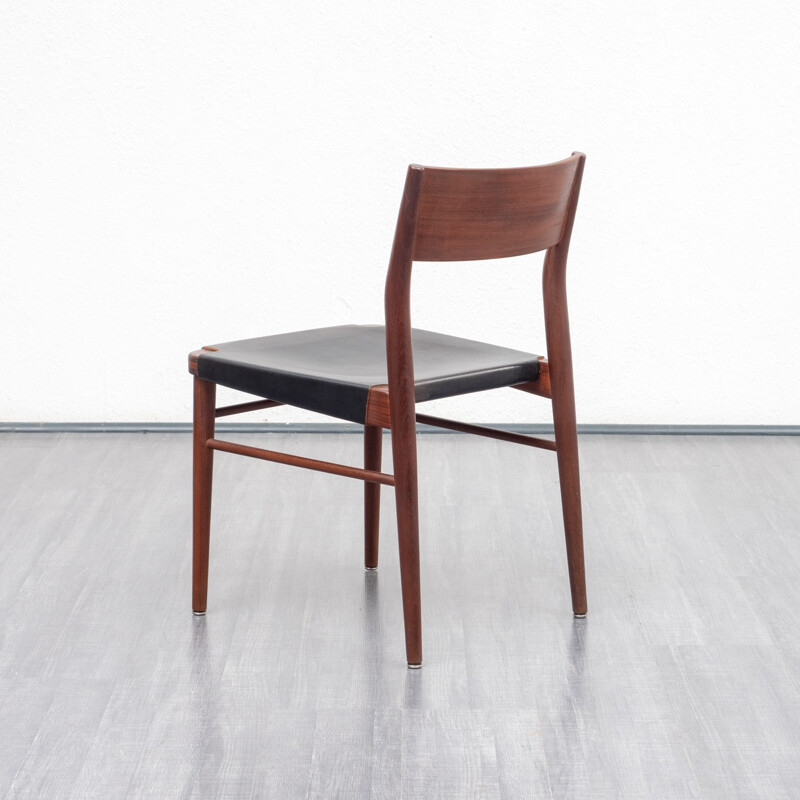 Suite de 4 chaises à repas "3513" vintage par Georg Leowald pour Wilkhahn - 1960