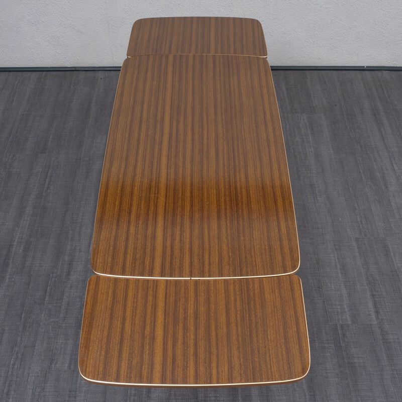 Table basse Vintage extensible en bois massif - 1950