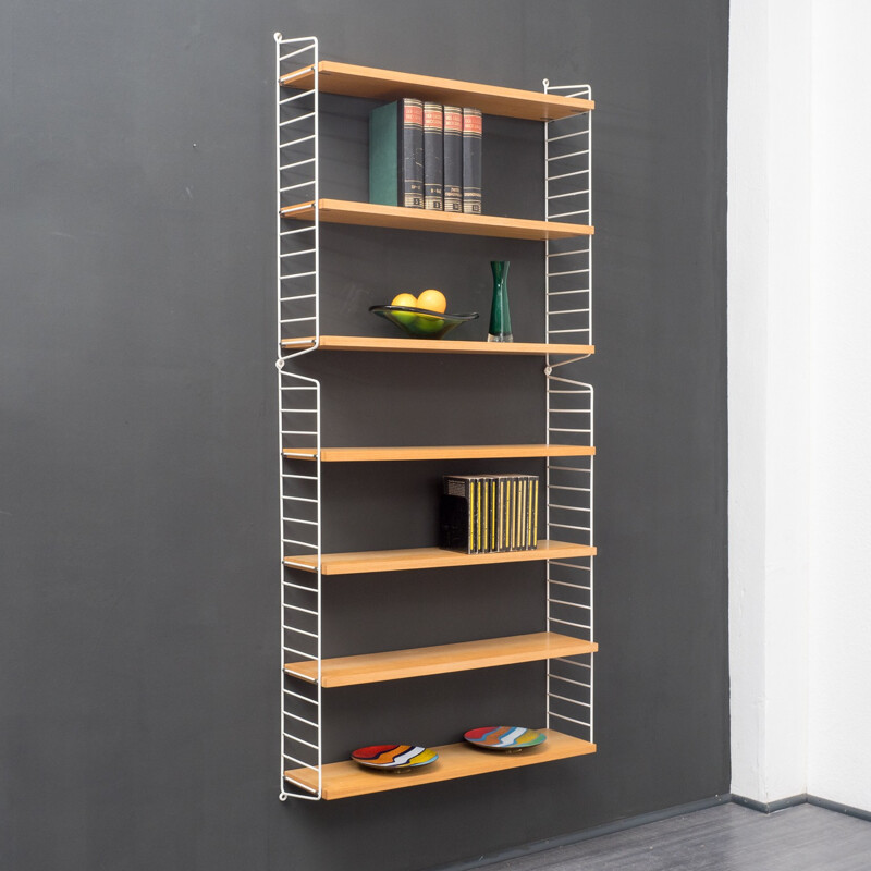 Large Vintage Shelving system by Nisse Strinning - 1950s