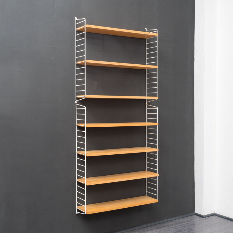 Large Vintage Shelving system by Nisse Strinning - 1950s