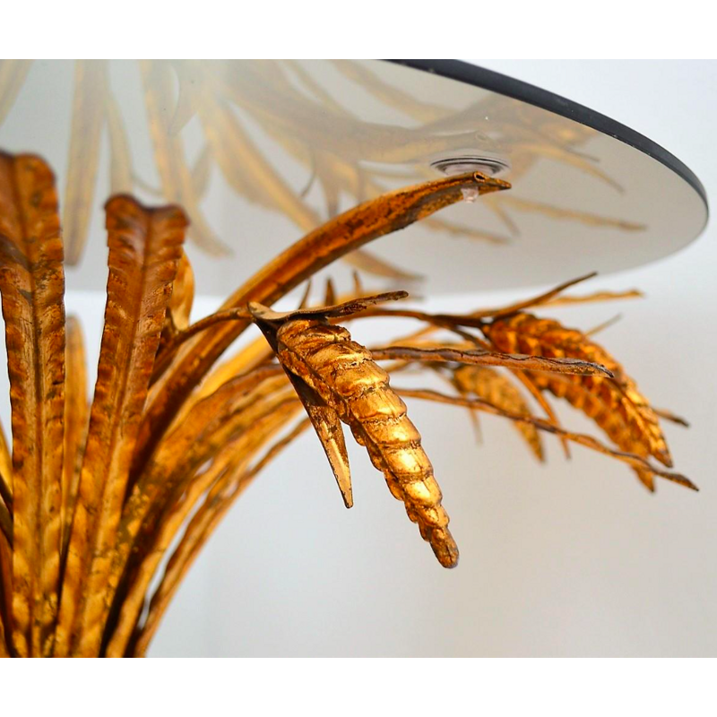 Vintage "Coco" table in wheat ears shape  - 1970