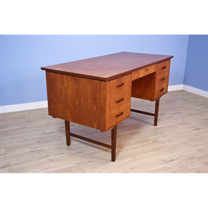 Vintage danish writing desk in teak - 1960s