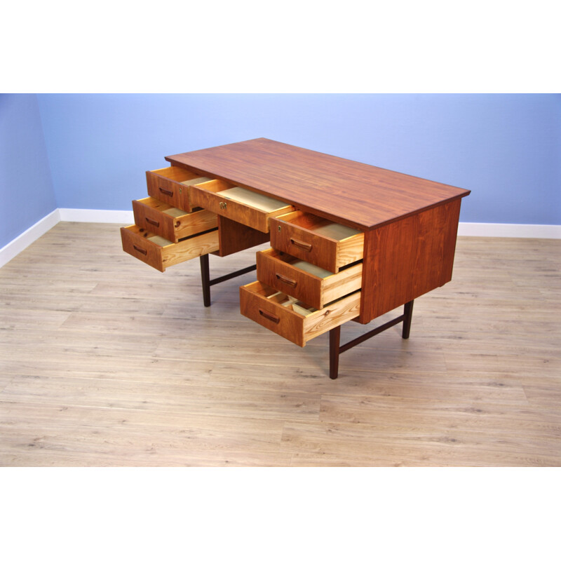 Vintage danish writing desk in teak - 1960s