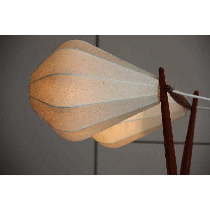 Vintage danish ceiling lamp with 3 light drops - 1960s