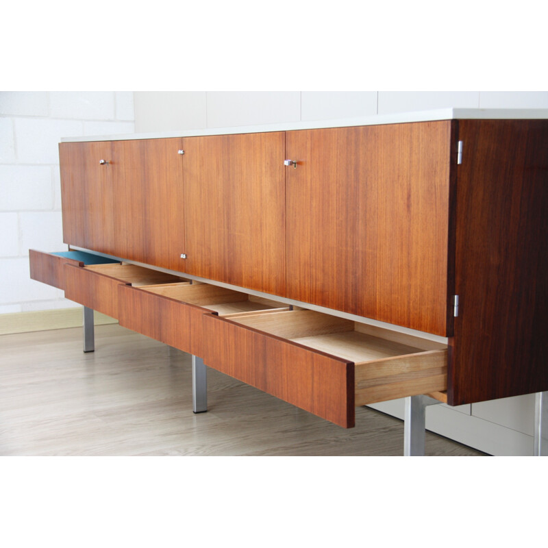 Vintage french XL sideboard in rosewood - 1960s