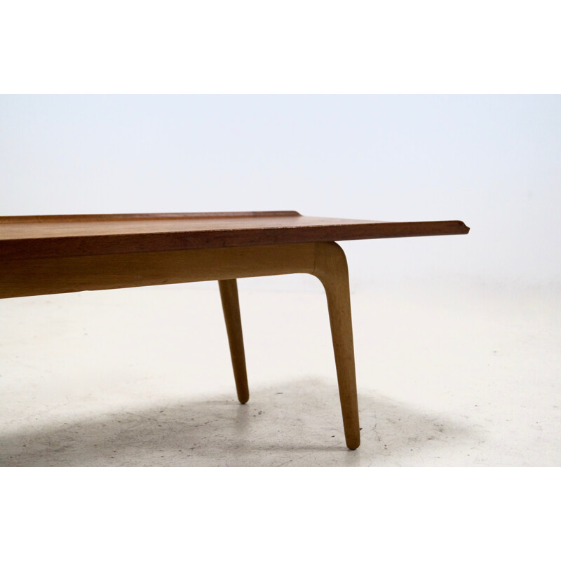 Table basse vintage en teck par Aksel Madsen Bender - 1960