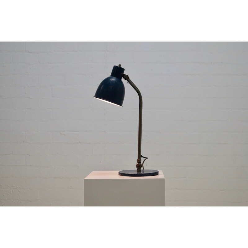 Industrial desk lamp in patinated metal - 1950s