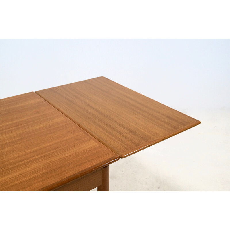 Extendable dining table in teak - 1960s