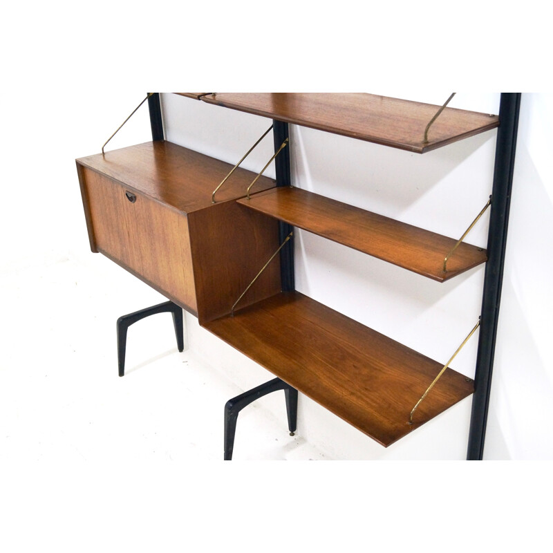 Vintage wall unit by Louis van Teeffelen for WeBe - 1950s