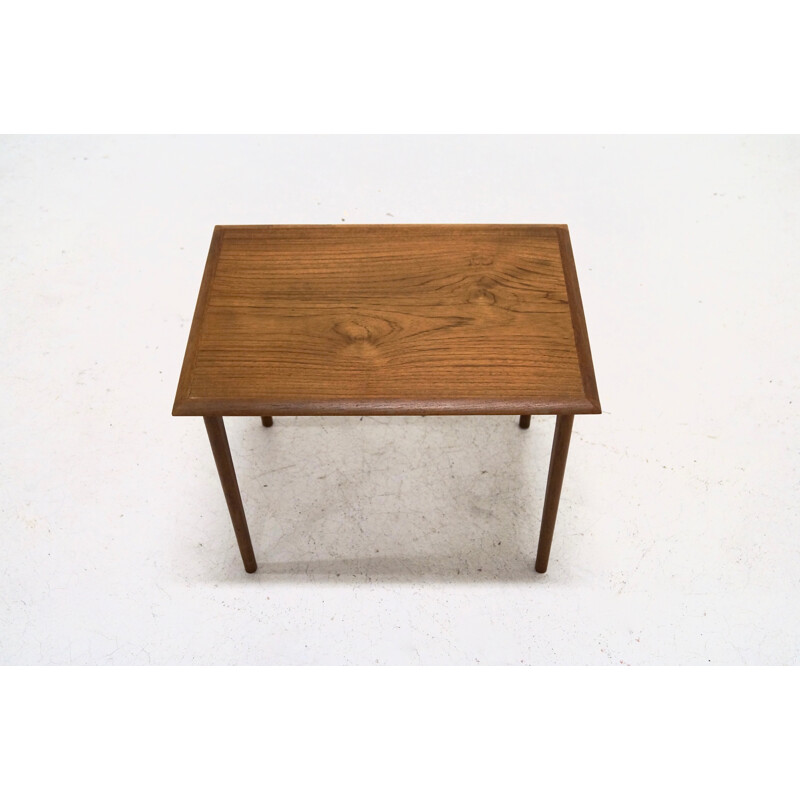 Set of 3 Scandinavian nesting tables in teak - 1960s