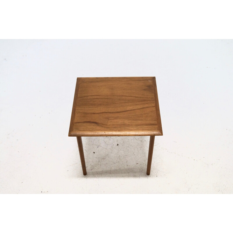 Set of 3 Scandinavian nesting tables in teak - 1960s