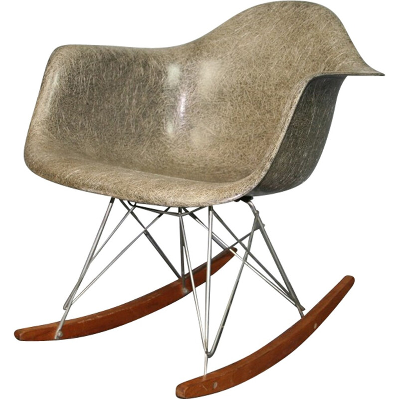 Grey Vintage Armchair by Charles and Ray Eames for Herman Eames - 1950s