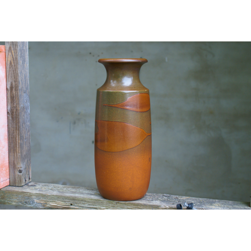 Vintage floor vase in ceramic for Scheurich - 1960s