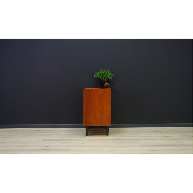 Chest of drawers in teak with 4 drawers - 1960s