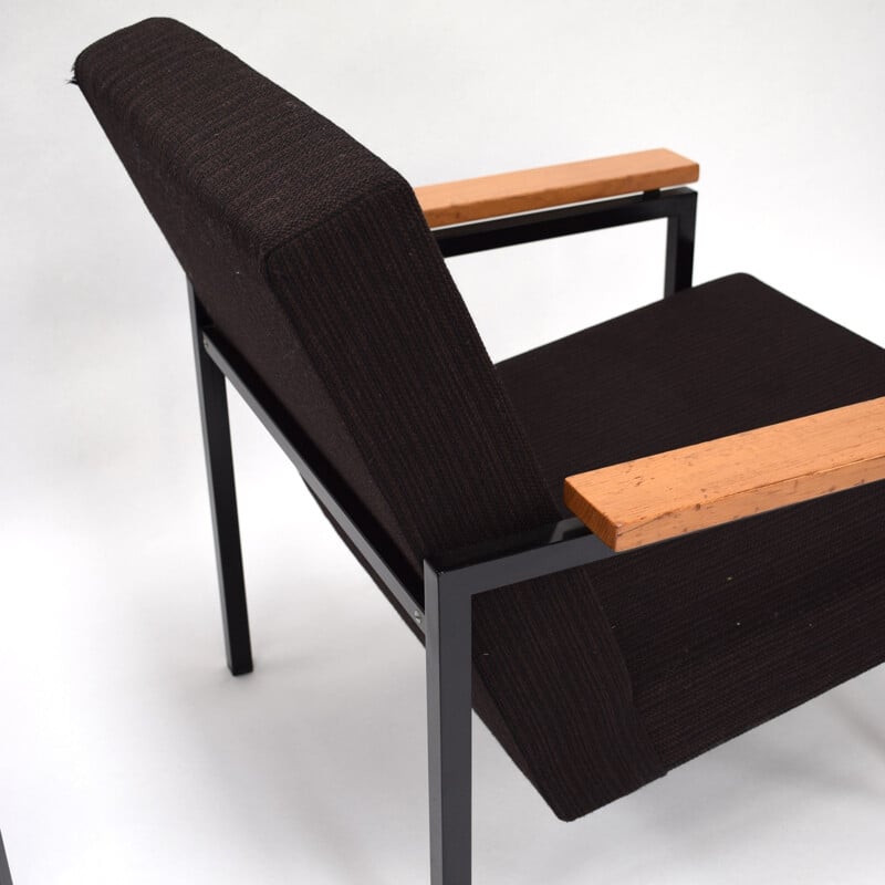 Suite de 2 fauteuils vintage en métal par Gijs Van Der Sluis - 1960