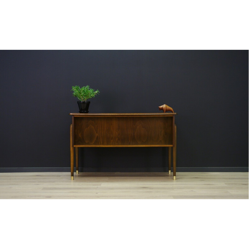 Vintage Danish writing desk in walnut - 1960s