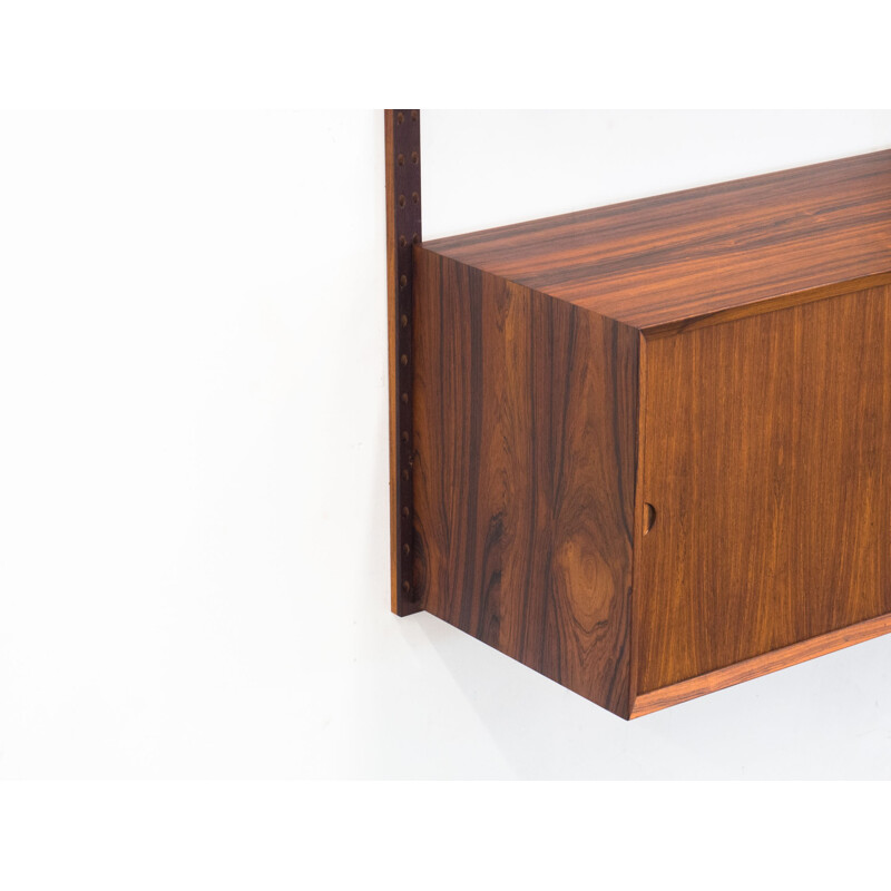 Vintage rosewood wall unit by Poul Cadovius for Cado - 1950s