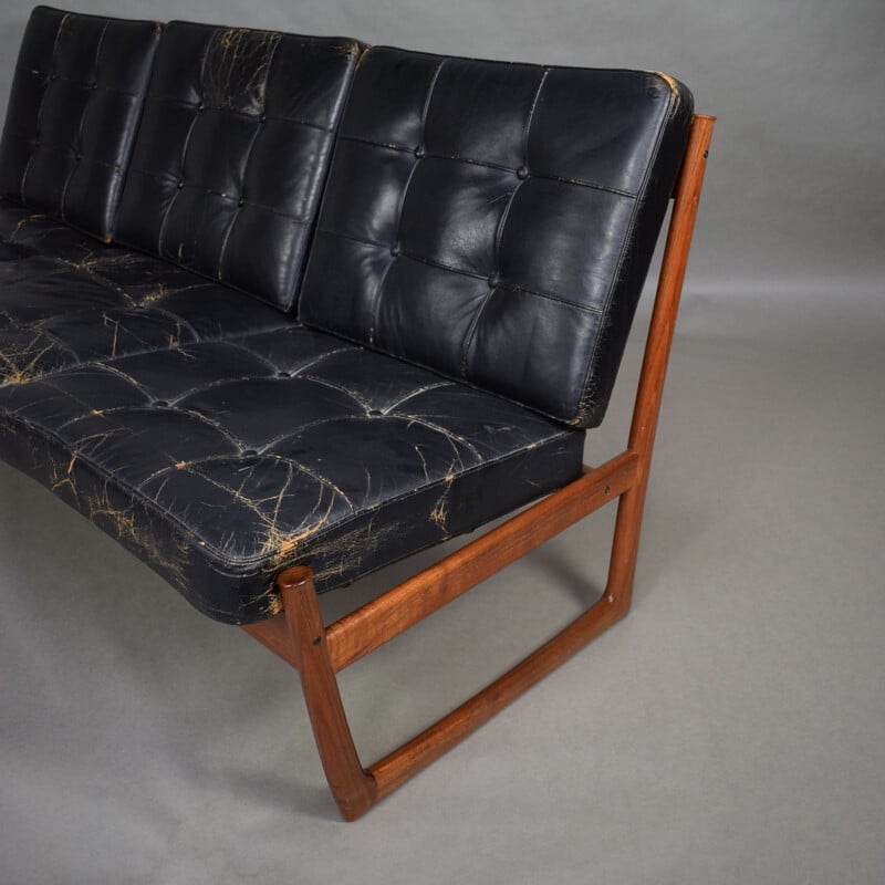 Vintage FD130 sofa by Hvidt and Molgaard-Nielsen - 1950s