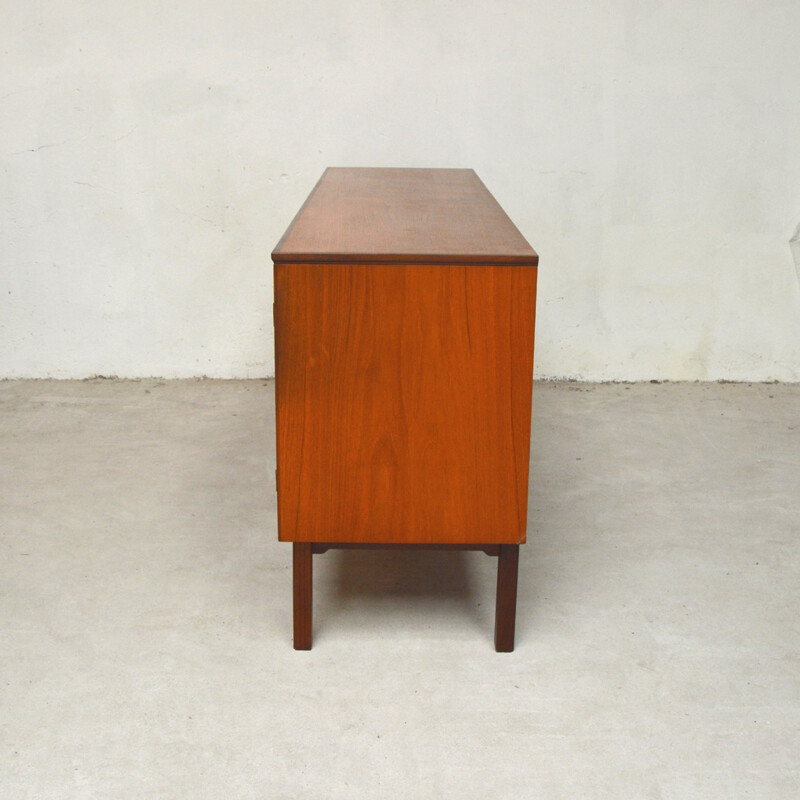 Vintage 3-door teak sideboard - 1960s