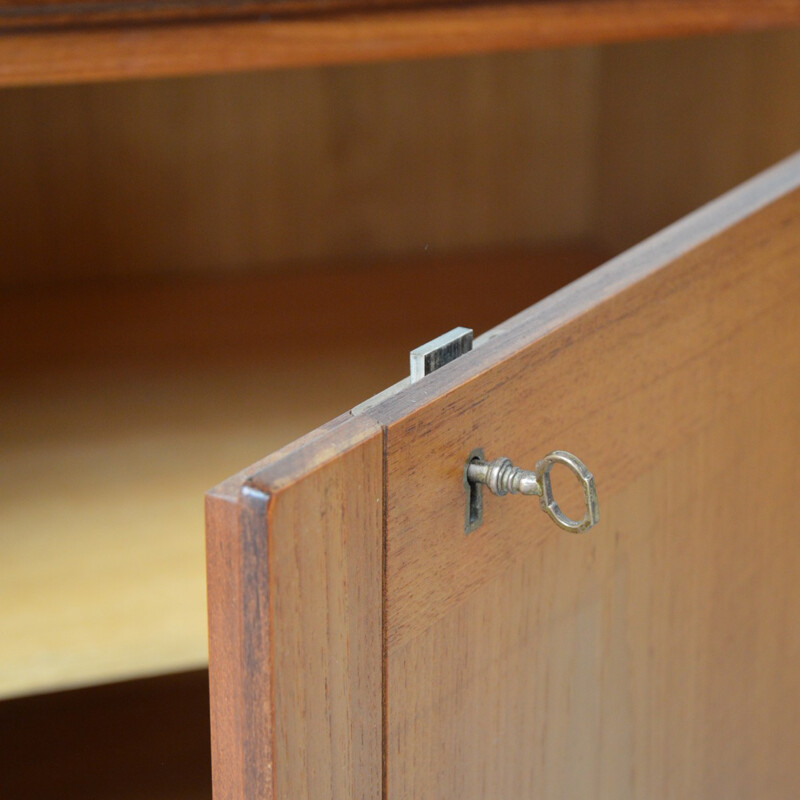 Vintage 3-door teak sideboard - 1960s