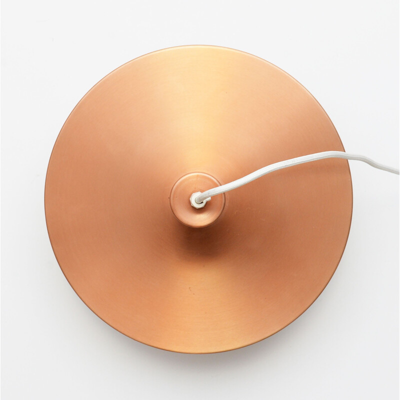Roulette Pendant in Copper-Colored Aluminum - 1960s