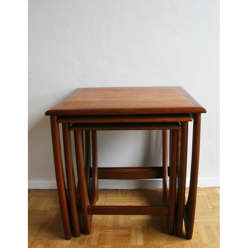 Set of 3 Nesting Tables G-Plan in teak - 1960s