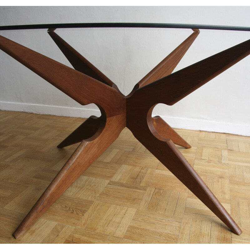 Table basse vintage par Sika Mobler - 1960