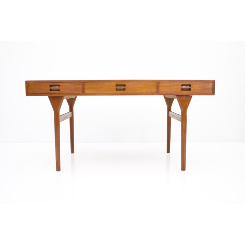 Vintage Teak Desk by Nanna Ditzel for Søren Willadsen Denmark - 1950s