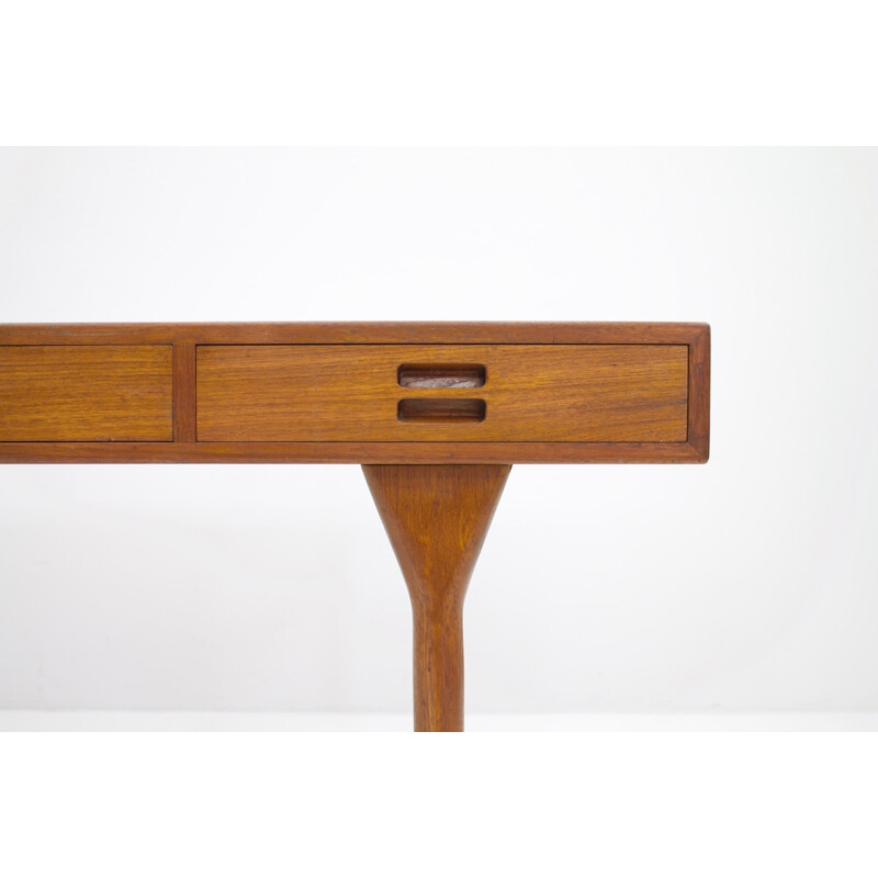 Vintage Teak Desk by Nanna Ditzel for Søren Willadsen Denmark - 1950s