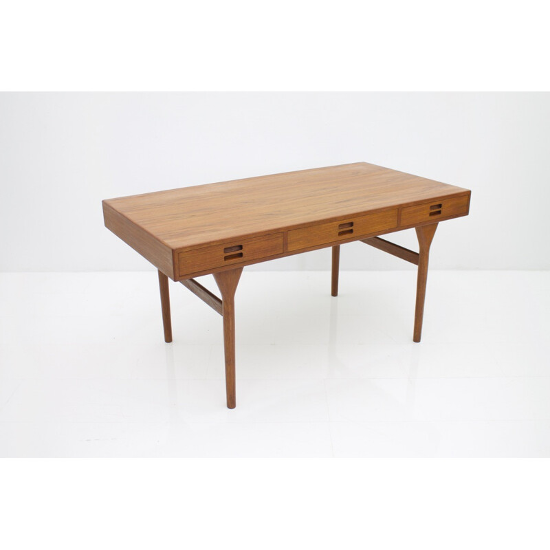 Vintage Teak Desk by Nanna Ditzel for Søren Willadsen Denmark - 1950s