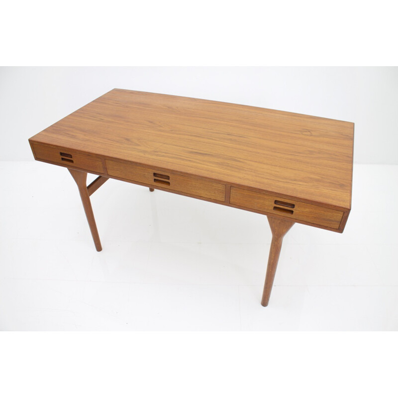 Vintage Teak Desk by Nanna Ditzel for Søren Willadsen Denmark - 1950s