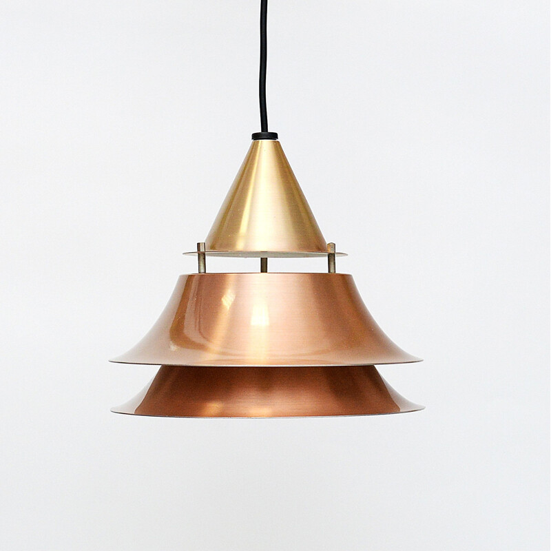 Danish vintage Pendant lamp in Copper - 1960s