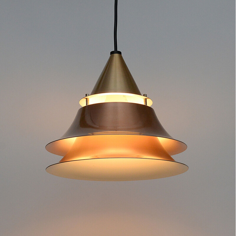 Danish vintage Pendant lamp in Copper - 1960s