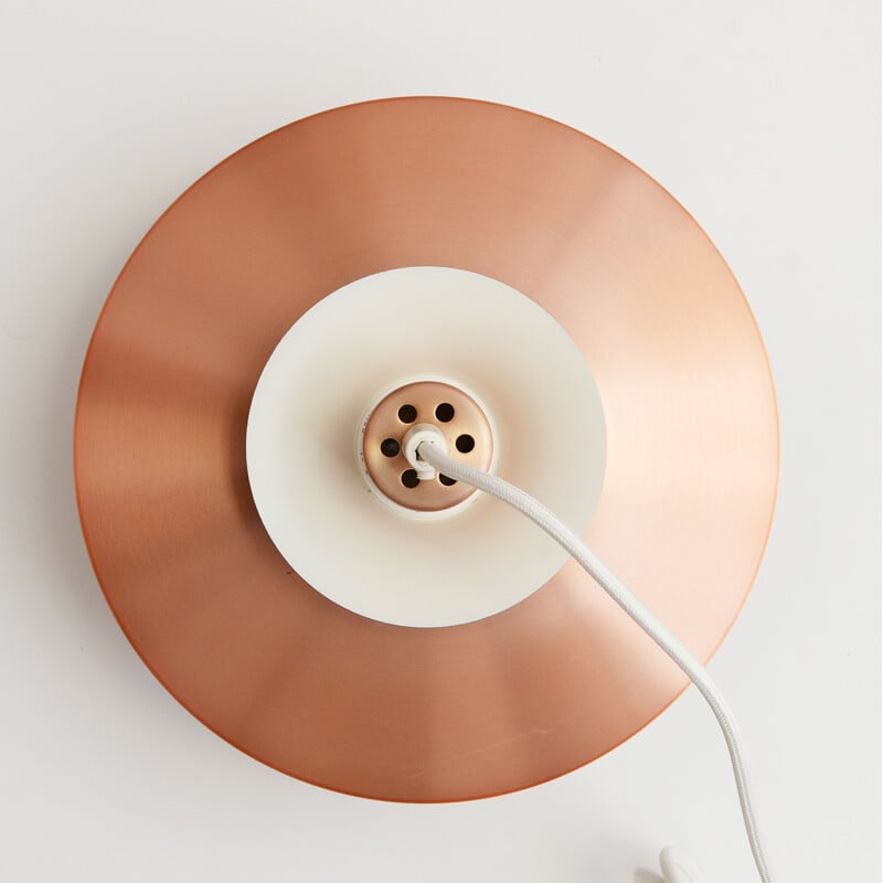 Danish Pendant Lamp in Copper by Jeka - 1980s