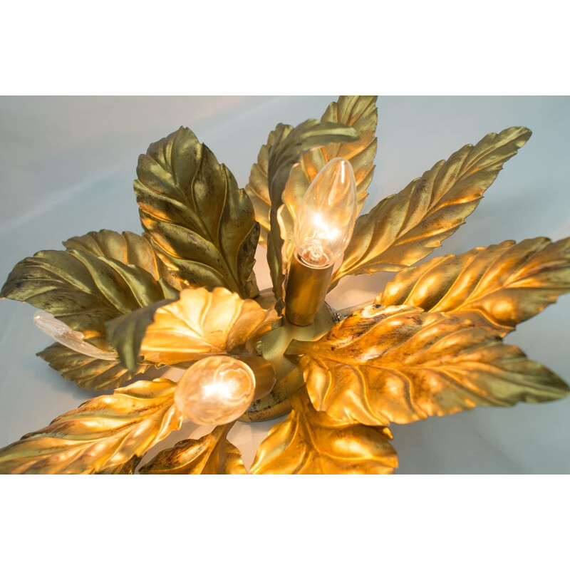 Florentine Leaf Vintage Ceiling Lamps - 1960s