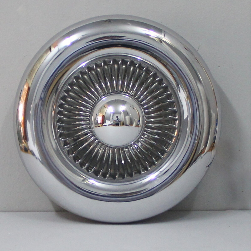 Vintage chromed metal wall lamp - 1960s