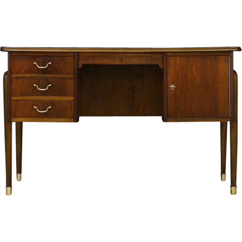 Vintage Danish writing desk in walnut - 1960s