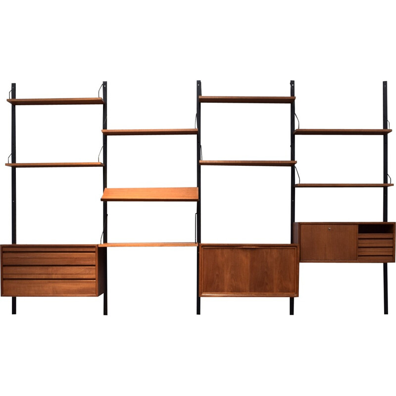 Vintage Royal System wall unit by Poul Cadovius - 1950s