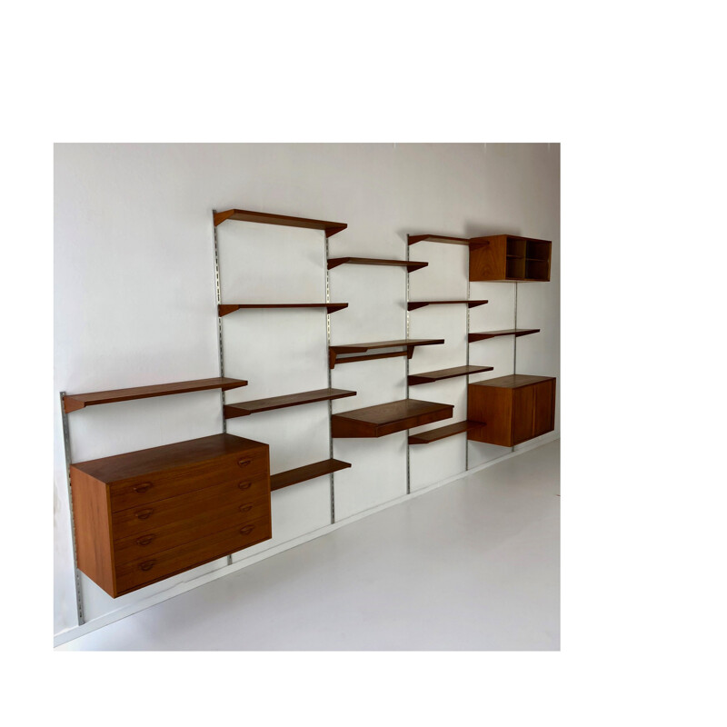 Wall unit by Kai Kristiansen for Feldballes Møbelfabrik - 1960s