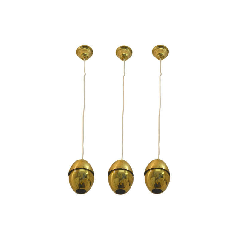 Hanging lamp in brass, Hans Agne JAKOBSSON - 1950s